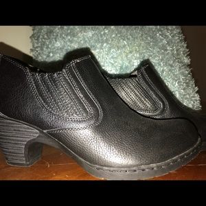 Back slide on small heel